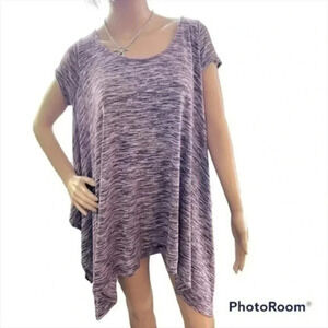 Knox Rose poncho style purple top womens size Medium